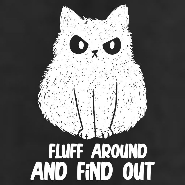Fluff Around And Find Out Funny Cat Lover 7 Panel Mesh Trucker Snapback Hat
