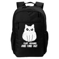 Fluff Around And Find Out Funny Cat Lover Backpack