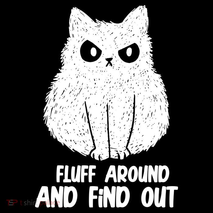 Fluff Around And Find Out Funny Cat Lover Toddler Sweatshirt