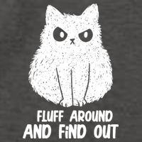 Fluff Around And Find Out Funny Cat Lover Vector Backpack