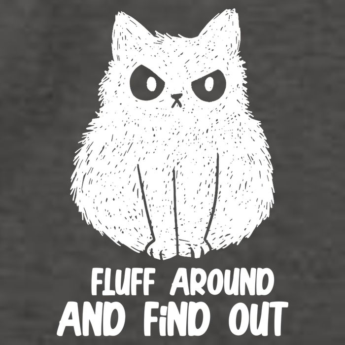Fluff Around And Find Out Funny Cat Lover Vector Backpack