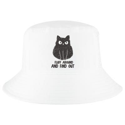 Fluff Around And Find Out Funny Cat Lover Cool Comfort Performance Bucket Hat