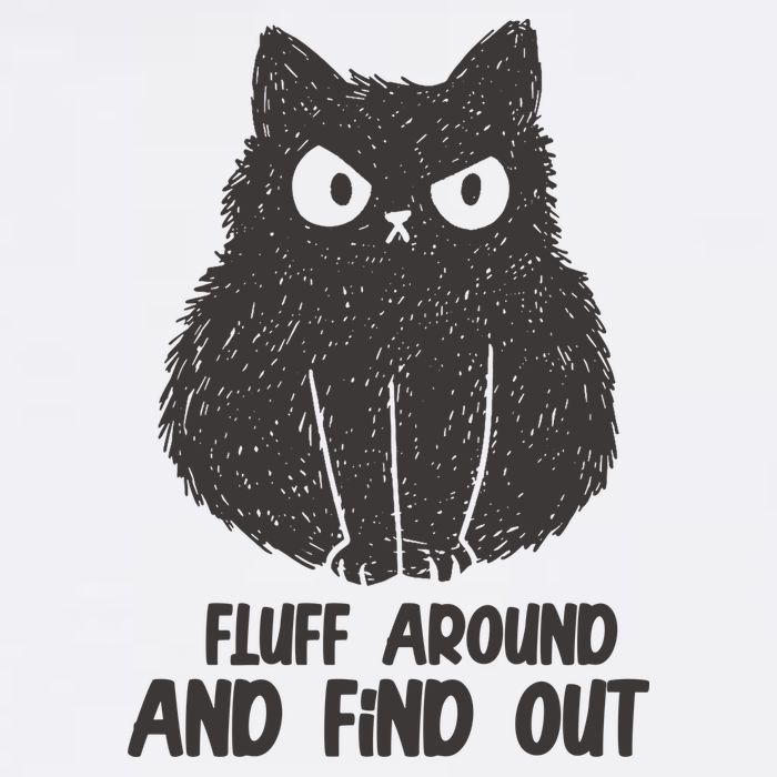Fluff Around And Find Out Funny Cat Lover Cool Comfort Performance Bucket Hat