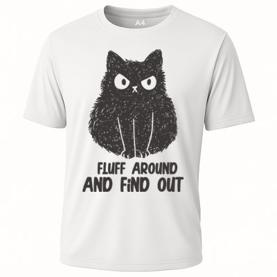 Fluff Around And Find Out Funny Cat Lover Performance Shirt