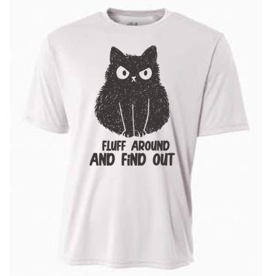 Fluff Around And Find Out Funny Cat Lover Cooling Performance Crew T-Shirt