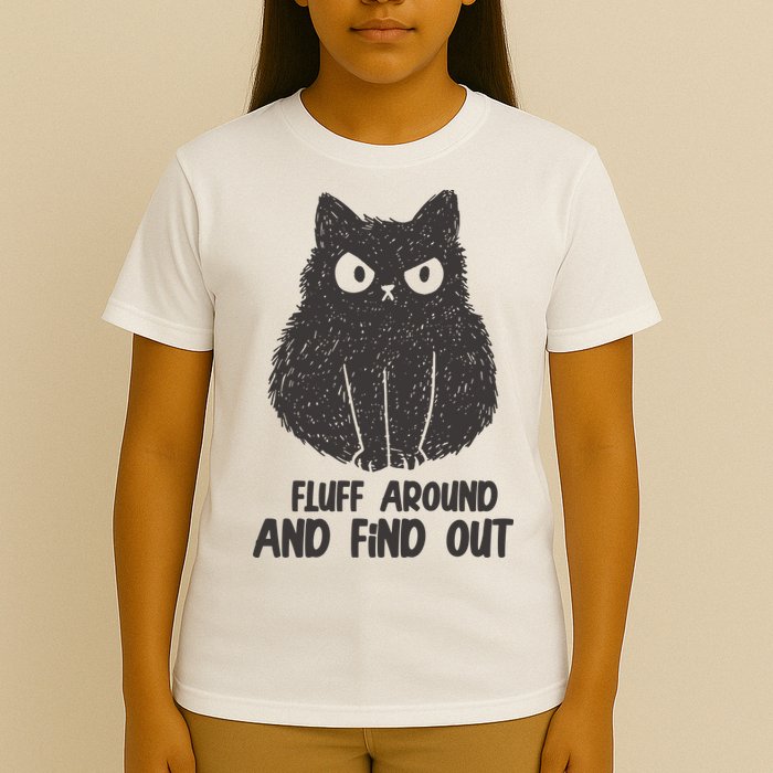 Fluff Around And Find Out Funny Cat Lover T-Shirt