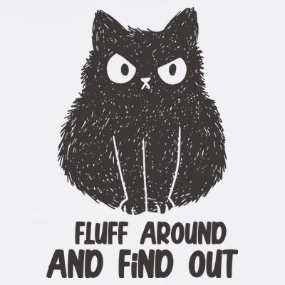 Fluff Around And Find Out Funny Cat Lover T-Shirt