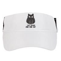 Fluff Around And Find Out Funny Cat Lover Adult Drive Performance Visor