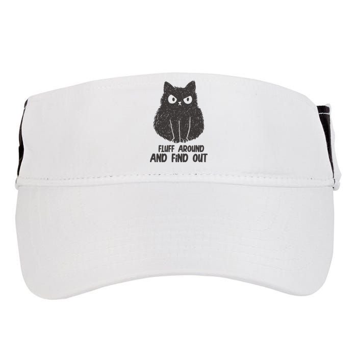 Fluff Around And Find Out Funny Cat Lover Adult Drive Performance Visor