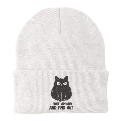 Fluff Around And Find Out Funny Cat Lover Beanie