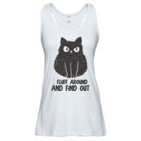 Fluff Around And Find Out Funny Cat Lover Ladies Essential Flowy Tank