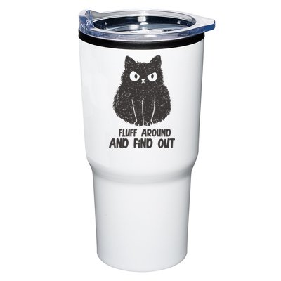 Fluff Around And Find Out Funny Cat Lover Tumbler