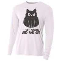 Fluff Around And Find Out Funny Cat Lover Cooling Performance Long Sleeve Crew