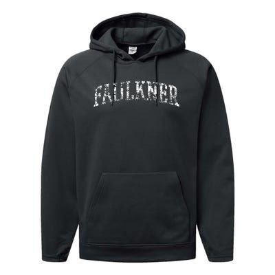 Faulkner Athletic Arch College University Alumni Performance Fleece Hoodie