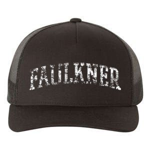 Faulkner Athletic Arch College University Alumni Yupoong Adult 5-Panel Trucker Hat