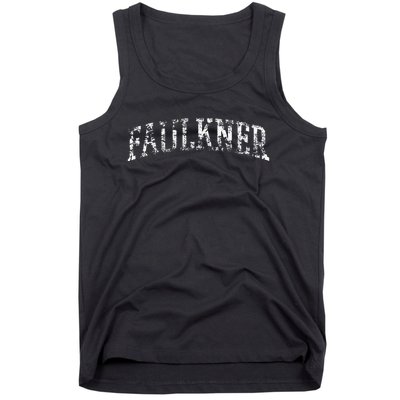 Faulkner Athletic Arch College University Alumni Tank Top