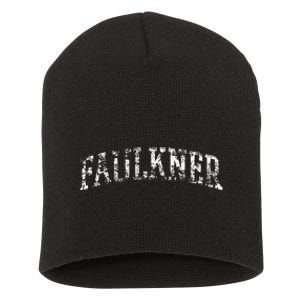 Faulkner Athletic Arch College University Alumni Short Acrylic Beanie