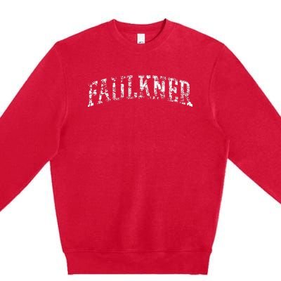 Faulkner Athletic Arch College University Alumni Premium Crewneck Sweatshirt