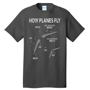 Funny Aviation Airplane Gift Pilot Tall T-Shirt