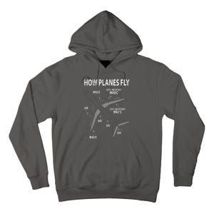 Funny Aviation Airplane Gift Pilot Tall Hoodie