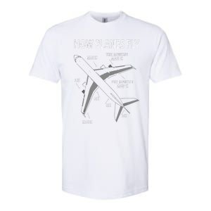 Funny Aviation Airplane Gift Pilot Softstyle CVC T-Shirt