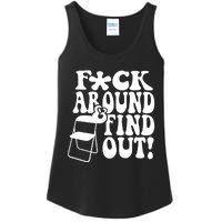 Fuck Around And Find Out Funny Sayings Folding Chair Ladies Essential Tank