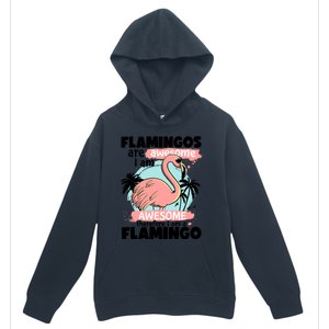 Flamingos Are Awesome I Am Awesome Funny Pink Flamingoes Gift Urban Pullover Hoodie