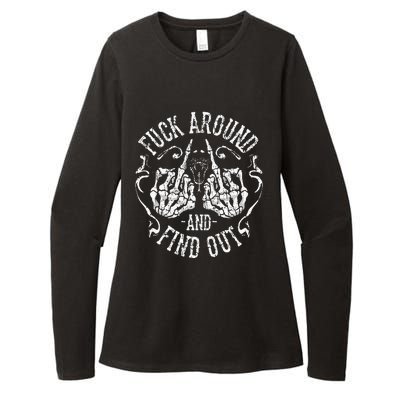 Fuck Around And Find Out Womens CVC Long Sleeve Shirt