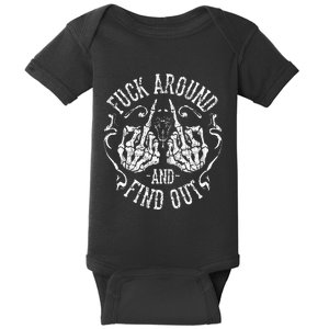 Fuck Around And Find Out Baby Bodysuit