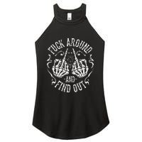 Fuck Around And Find Out Women's Perfect Tri Rocker Tank