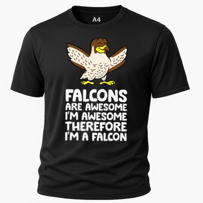 F.A.L.C.O.N.S. Are Awesome Im Awesome Therefore Im A Falcon Cooling Performance Crew T-Shirt