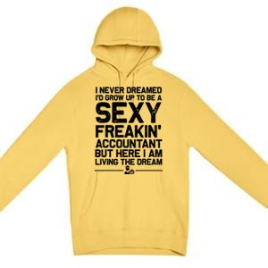 Funny Accountant Art For Men Women CPA Accounting Bookkeeper Premium Pullover Hoodie