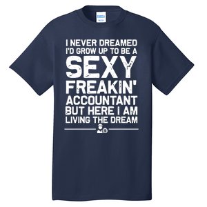 Funny Accountant Art For Men Women CPA Accounting Bookkeeper Tall T-Shirt