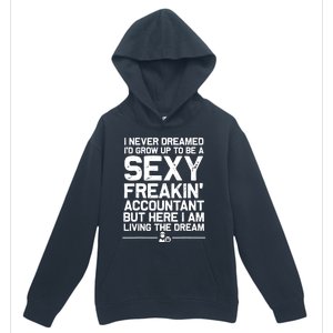 Funny Accountant Art For Men Women CPA Accounting Bookkeeper Urban Pullover Hoodie