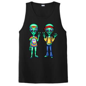 Funny Alien Alien Lover Hippie Aliens Believe In Aliens PosiCharge Competitor Tank