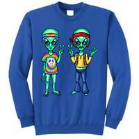 Funny Alien Alien Lover Hippie Aliens Believe In Aliens Sweatshirt