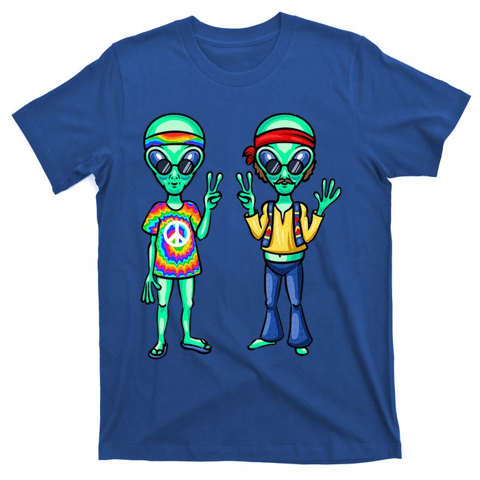 Funny Alien Alien Lover Hippie Aliens Believe In Aliens T-Shirt