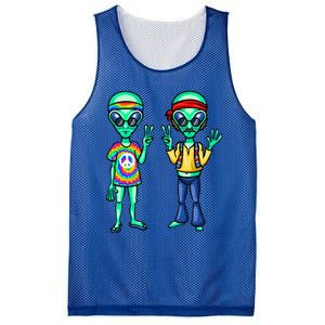 Funny Alien Alien Lover Hippie Aliens Believe In Aliens Mesh Reversible Basketball Jersey Tank