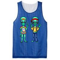 Funny Alien Alien Lover Hippie Aliens Believe In Aliens Mesh Reversible Basketball Jersey Tank