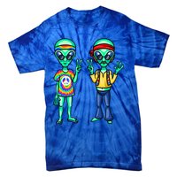 Funny Alien Alien Lover Hippie Aliens Believe In Aliens Tie-Dye T-Shirt