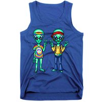 Funny Alien Alien Lover Hippie Aliens Believe In Aliens Tank Top