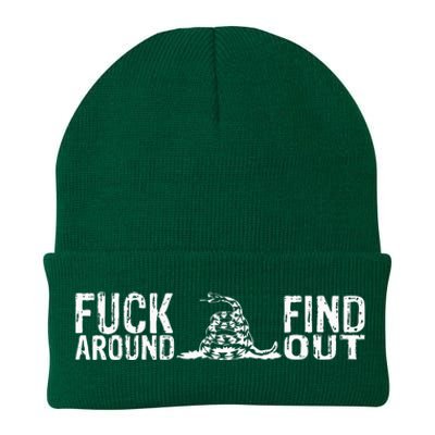 Fuck Around And Find Out FAFO F Around And Find Out Knit Cap Winter Beanie