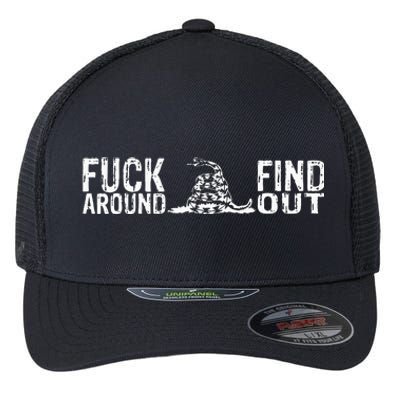 Fuck Around And Find Out FAFO F Around And Find Out Flexfit Unipanel Trucker Cap