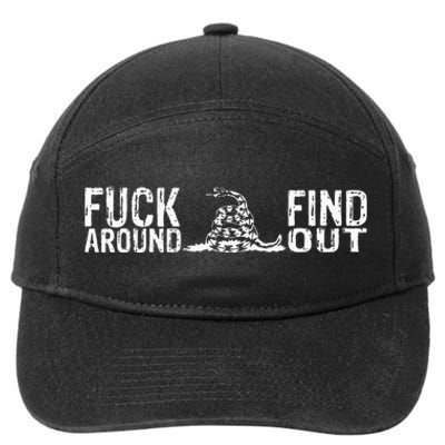 Fuck Around And Find Out FAFO F Around And Find Out 7-Panel Snapback Hat