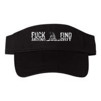 Fuck Around And Find Out FAFO F Around And Find Out Valucap Bio-Washed Visor