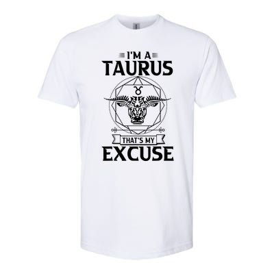 Funny Astrology April May Birthday Gifts Taurus Zodiac Sign Softstyle® CVC T-Shirt