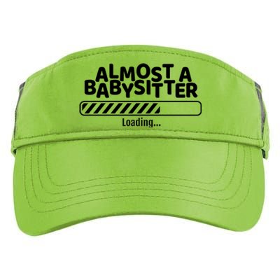 Funny Almost A Sitter Training To Be A Sitter Great Gift Adult Drive Performance Visor