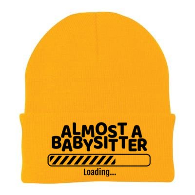 Funny Almost A Sitter Training To Be A Sitter Great Gift Knit Cap Winter Beanie