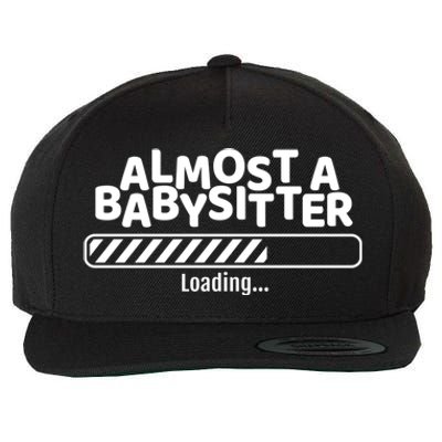 Funny Almost A Sitter Training To Be A Sitter Great Gift Wool Snapback Cap