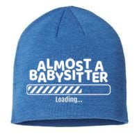 Funny Almost A Sitter Training To Be A Sitter Great Gift Sustainable Beanie